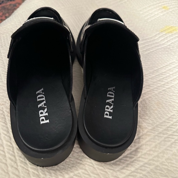 PRADA triangle loafer mules! - Picture 7 of 16